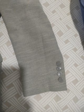 Chaqueta de traje gris hombre