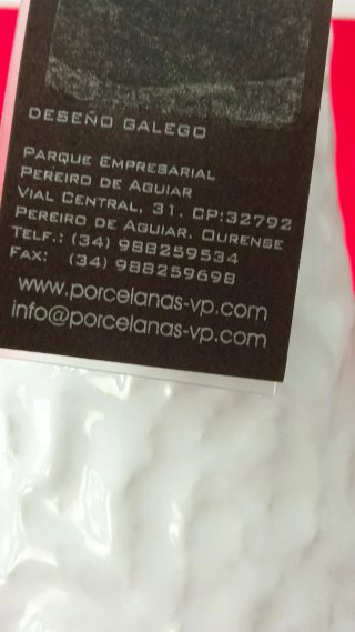 Escultura Porcelana Blanca 52cm VP Interiorismo