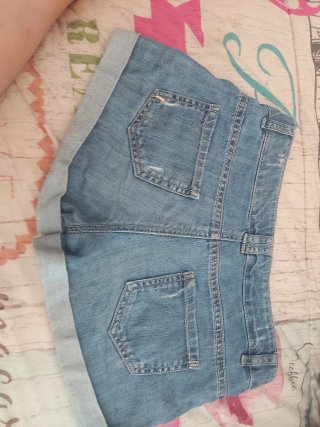 Shorts vaqueros niña