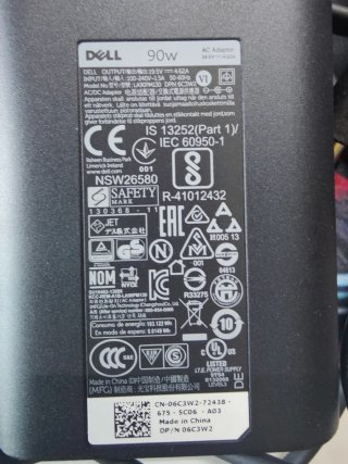 Cargador Dell 90W Original