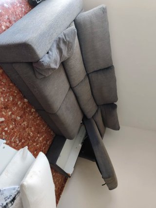 Sofá Cama Ikea Gris Tela
