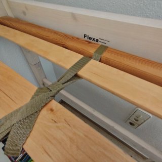 Cama alta Flexa madera lacada