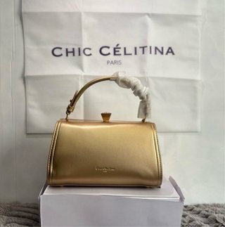 Bolso Chic Celitina Paris dorado NUEVO