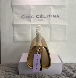 Bolso Chic Celitina Paris dorado NUEVO