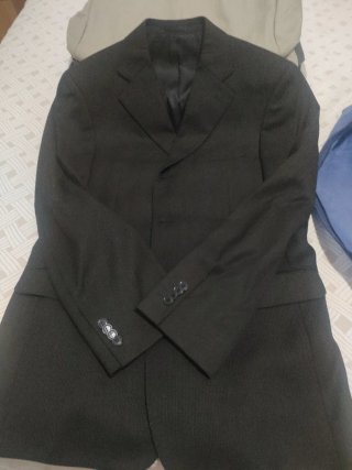 Chaqueta de traje hombre negra