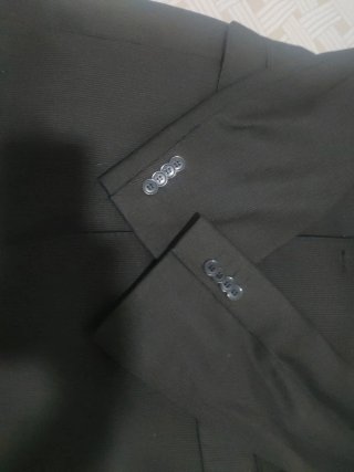 Chaqueta de traje hombre negra