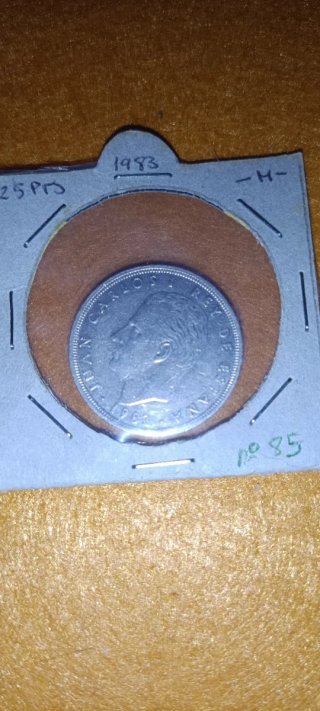 Lote 10 monedas 25 pesetas Juan Carlos I