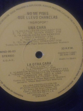 Vinilo no mepises que llebo chanclas