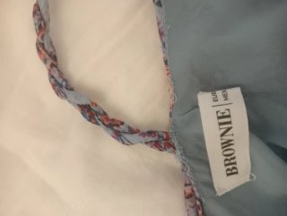 Vestido largo estampado azul. Nuevo a estrenar