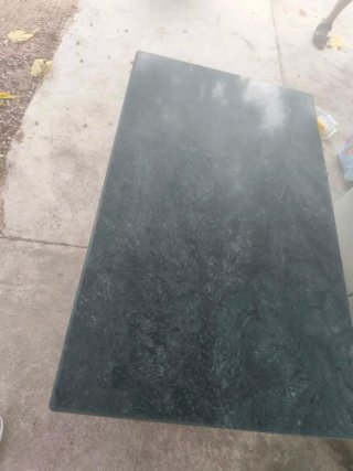 Mesa de Mármol Verde y Gris