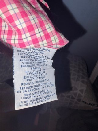 Camisa Polo Ralph Lauren cuadros roja vintage slim