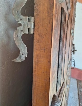 Portón Madera 340cm Ancho