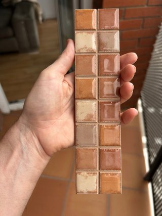Lote cerámicas azulejo tipo gresite
