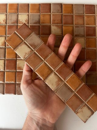Lote cerámicas azulejo tipo gresite