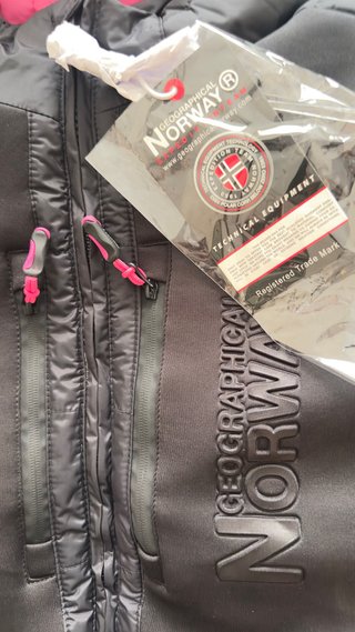 Anorak Geographical Norway Negro Talla L