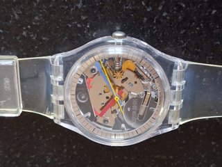 Reloj Swatch GENT Clearly Transparente