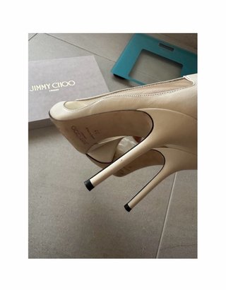 Zapatos Jimmy Choo Beige Talla 38 (equiv. 37)