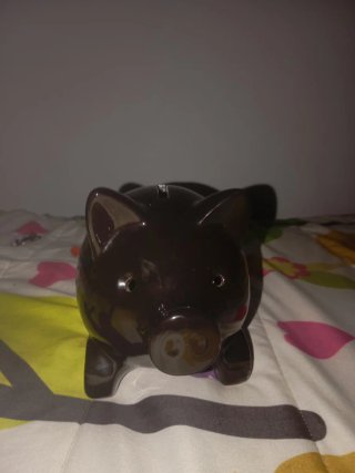 Hucha Cerdo Negra