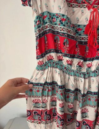 Vestido Springfield Estilo Hippie Talla M