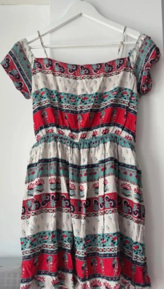 Vestido Springfield Estilo Hippie Talla M