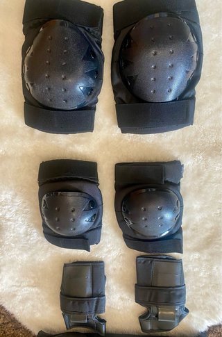 Patines en línea talla 37 con funda y protecciones