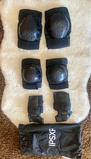 Patines en línea talla 37 con funda y protecciones