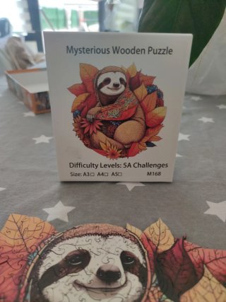 Puzzle de Madera - Perezoso Otoñal aprox 300 pieza