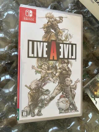 Live a Live Switch Japon Firmado Takashi Tokita