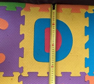 Alfombra Puzzle Educativa 36 Piezas ABC Números