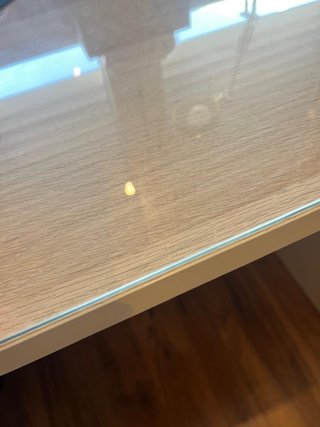 Escritorio/Mesa de estudio con cajonera y cristal