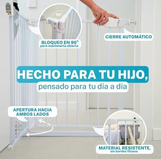Barrera de seguridad para bebé 75-82 cms