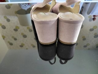 Zapatos de tacón Corina ante rosa