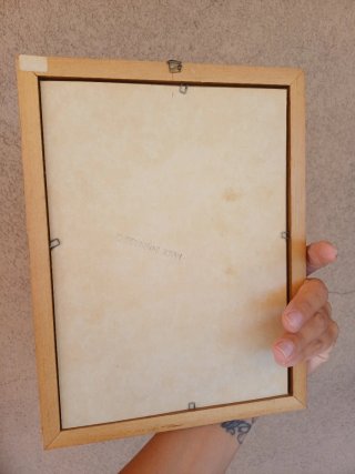 Quadro specchio vintage Pizza Time