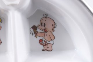Piatto scaldavivande vintage Chicco anni '70