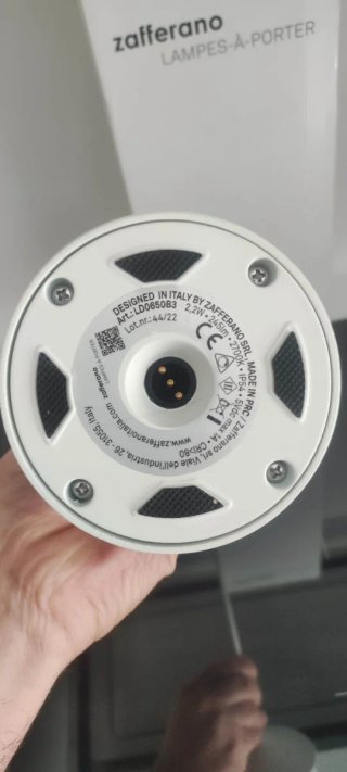 Zafferano Pina Lampada Tavolo Ricaricabile Touch