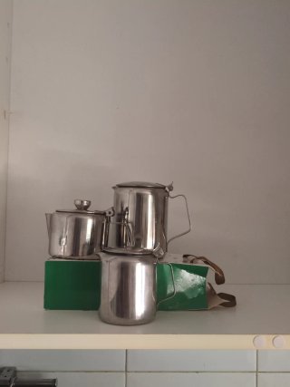 Set de 3 teteras metálicas