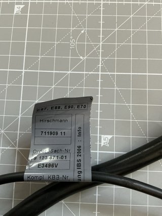 Cable Batería Negativo IBS BMW 6112 9215952-01
