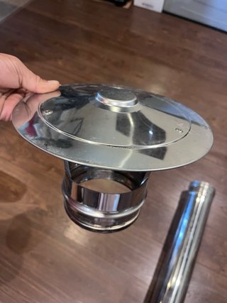 Tubo Inox 316L 125mm + Abrazaderas