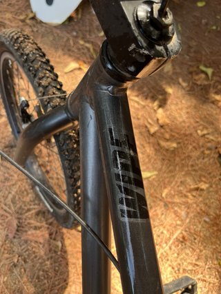 Bicicleta BMX negra