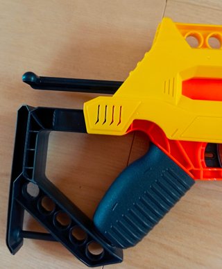 Pack 4 Lanzadores Nerf Amarillo y Naranja