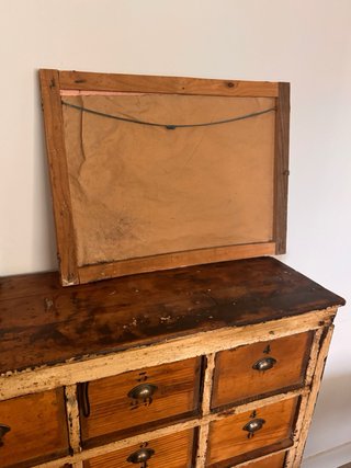 Espejo antiguo francés s. XIX  patina