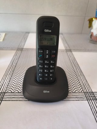 Teléfono inalámbrico Qilive negro