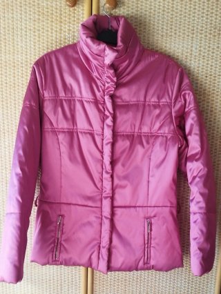 Anorak D.J.Z. brillante rosa chicle