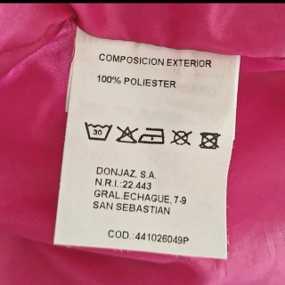 Anorak D.J.Z. brillante rosa chicle