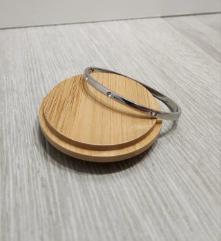 Pulsera rígida con cristales