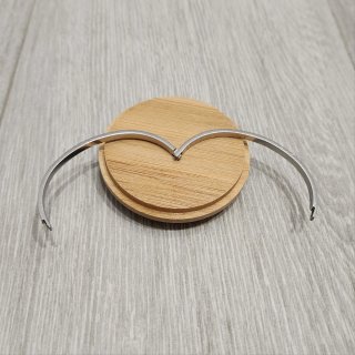 Pulsera rígida con cristales