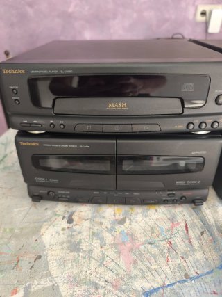 Equipo de música Technics CD y Cassette