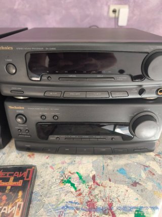 Equipo de música Technics CD y Cassette