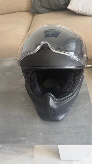 Casco Moto Ruroc Carbono con intercomunicador