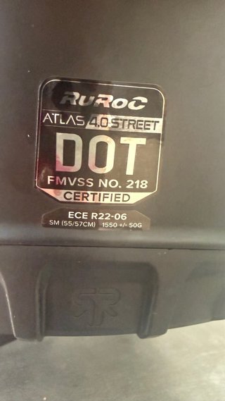 Casco Moto Ruroc Carbono con intercomunicador